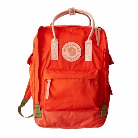 Fjallraven Women Kånken Backpack Orange PH354987 Philippines